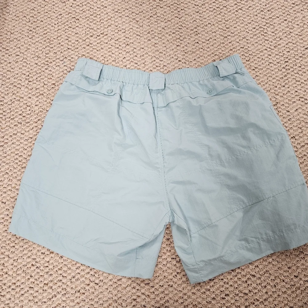 Men's AFTCO Bluewater The Original Fishing Shorts Green Size 42 - Picture 4 of 4